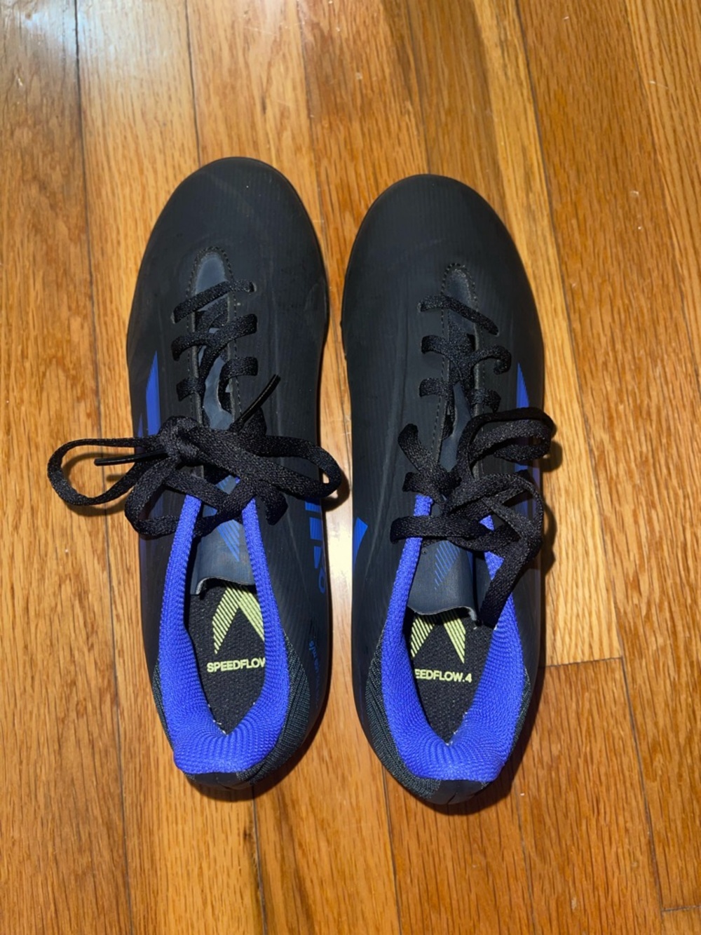 Black and Blue Cleats - Speedflow